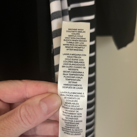 Chico’s Knit Kit Jacket/Cardigan/Camisole Stripe Mix Pattern - Picture 5 of 7